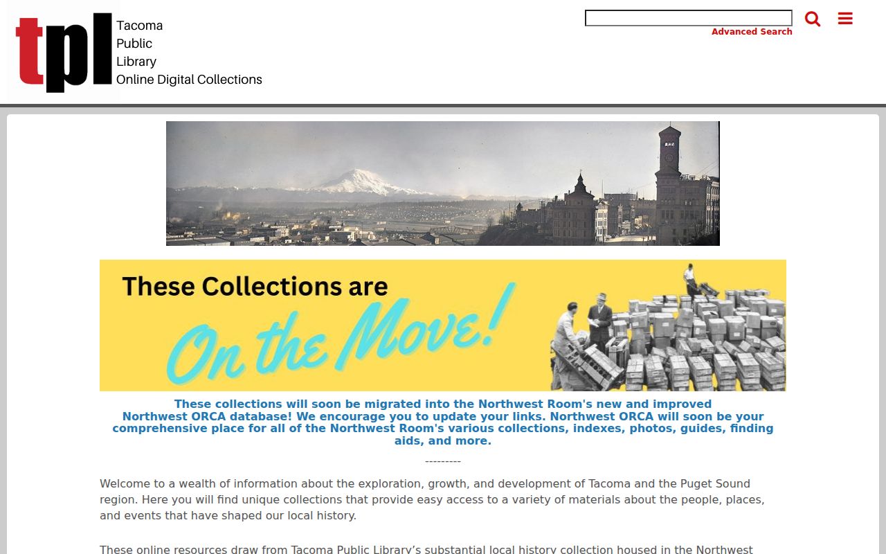 Tacoma-Pierce digital collections for University Place historical research
