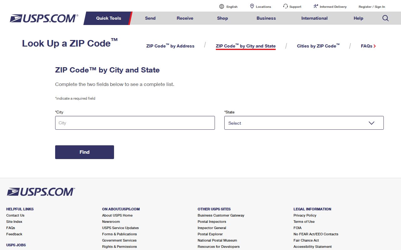 USPS lookup for the University Place ZIP code directory